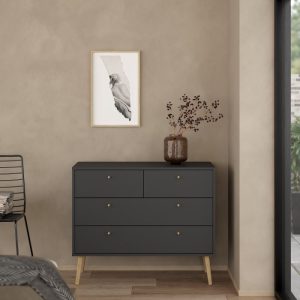 Starlight Chest 2 + 2 Drawers Dark Grey