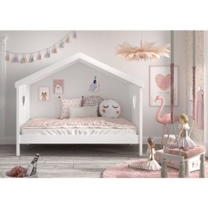 Alternative view of Jacques House Bed - White