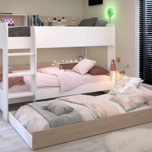 Parisot Salto Bunk Bed With Trundle Drawer