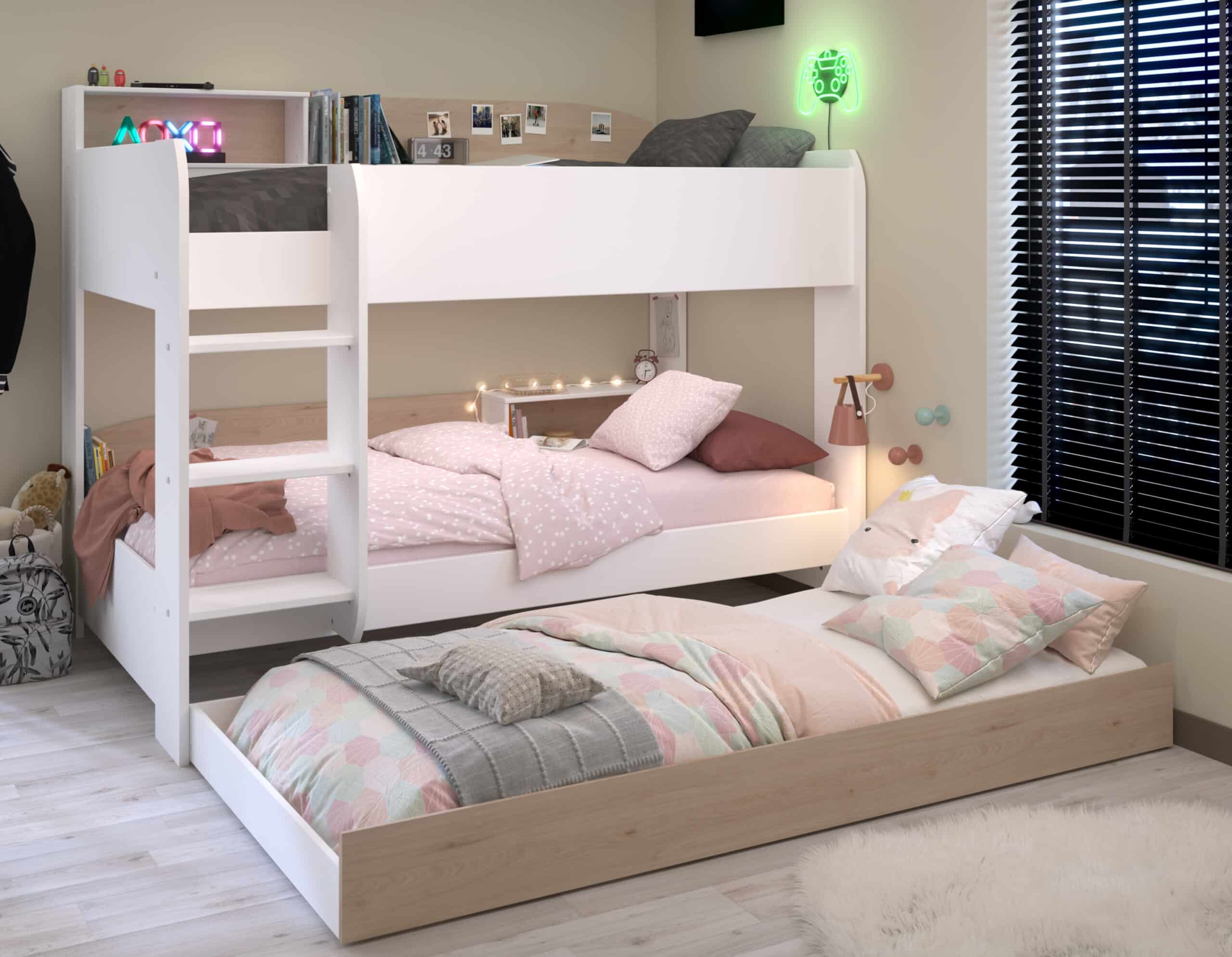 Parisot Salto Bunk Bed With Trundle Drawer