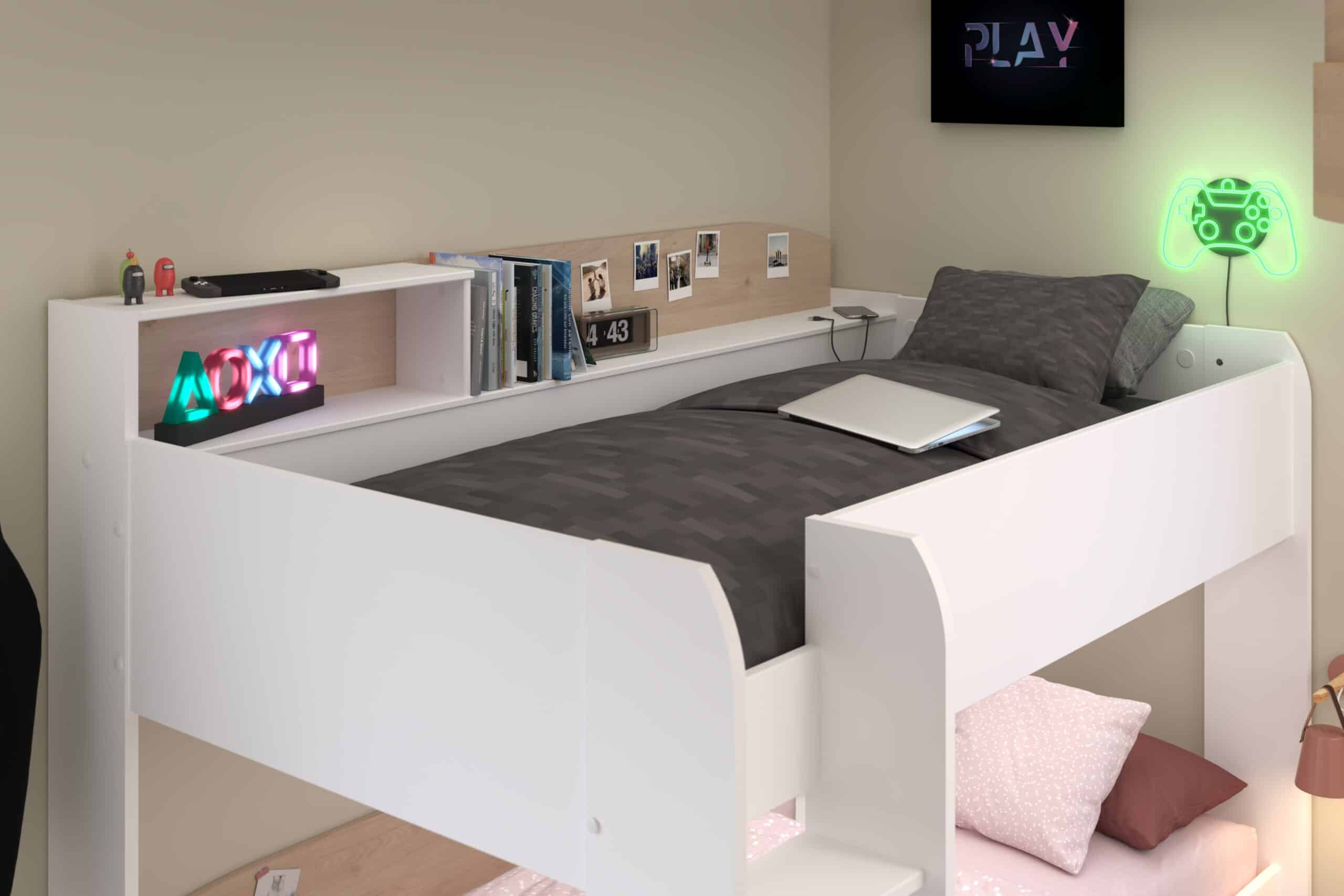 Parisot Salto Bunk Bed With Trundle Drawer - Image 2