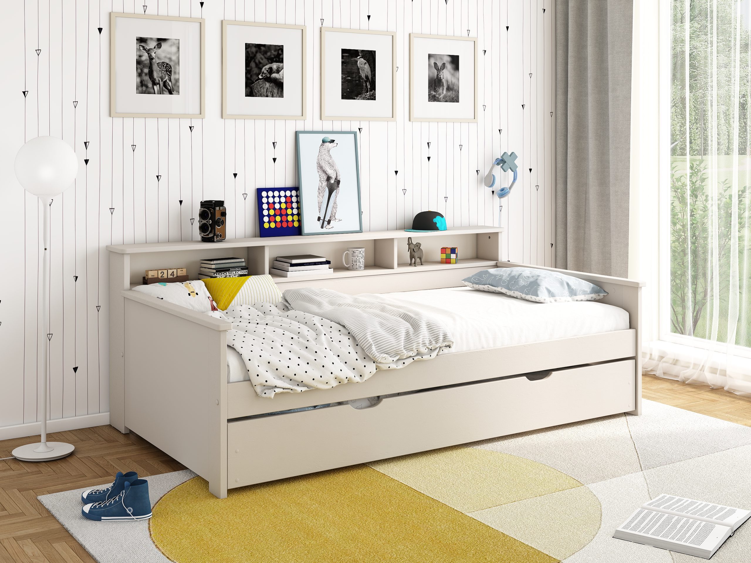 Haven Storage DayBed With Trundle bed / Drawer - Image 5