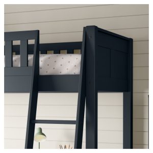 Alternative view of Arven Blue High Sleeper with Single Bed and Storage Desk