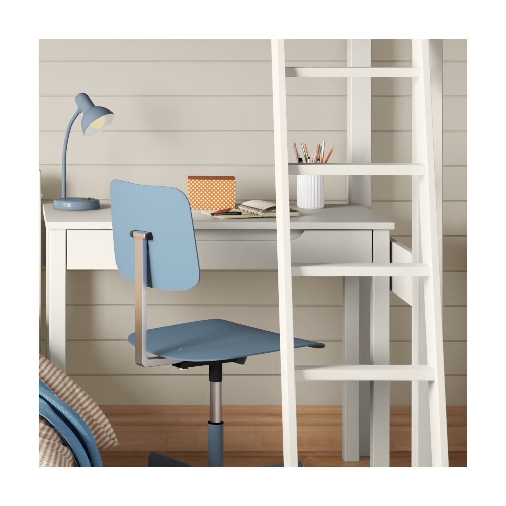 Arven White High Sleeper with Single Bed and Storage Desk - Image 4