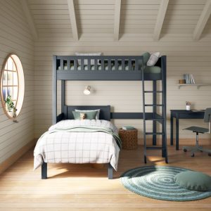 Arven Blue High Sleeper with Single Bed