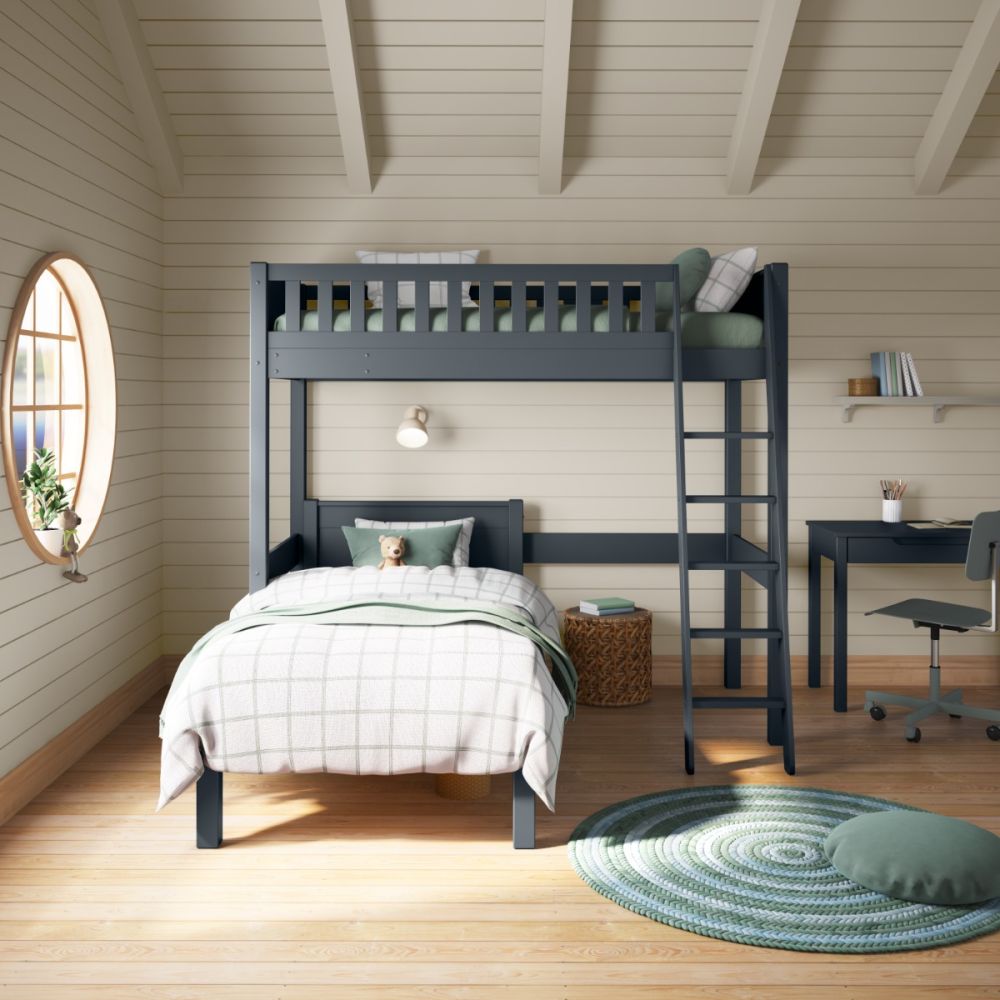 Arven Blue High Sleeper with Single Bed