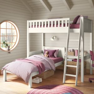Alternative view of Arven White High Sleeper with Single Bed